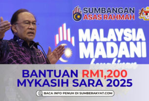 BANTUAN RM1,200 MYKASIH SARA 2025