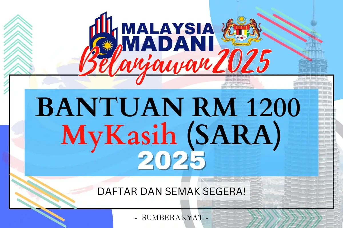 BANTUAN RM1200 MYKASIH SARA