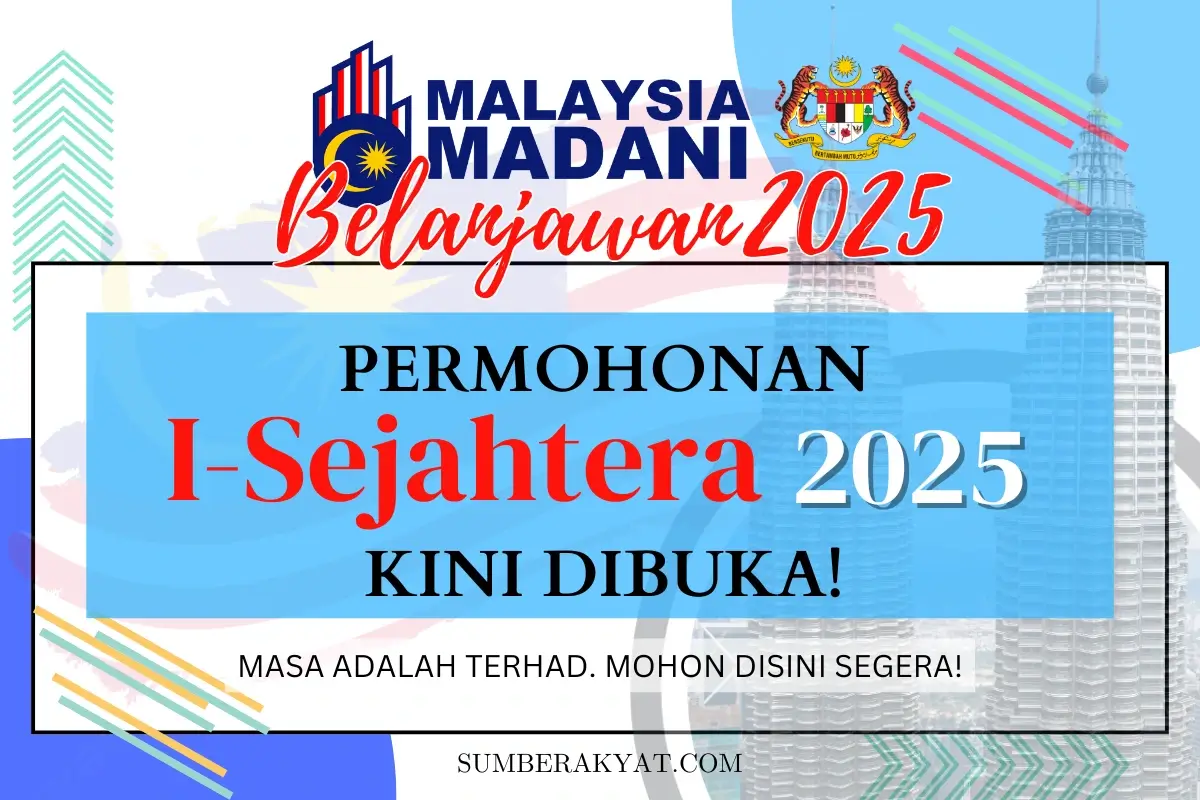 PERMOHONAN I-SEJAHTERA KINI DIBUKA