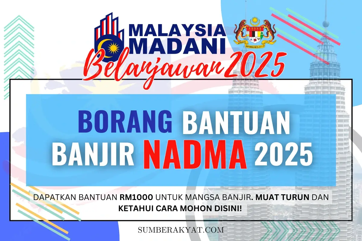 BORANG BANTUAN BANJIR NADMA 2025