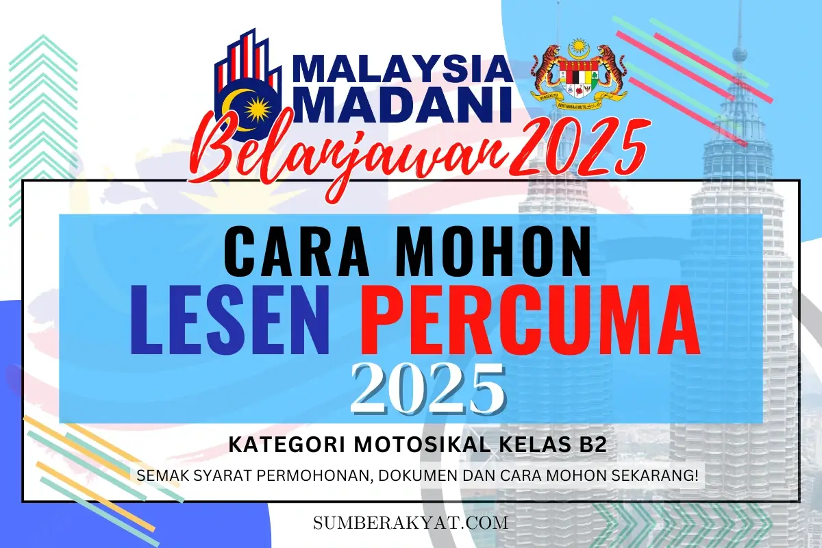 CARA MOHON LESEN PERCUMA 2025