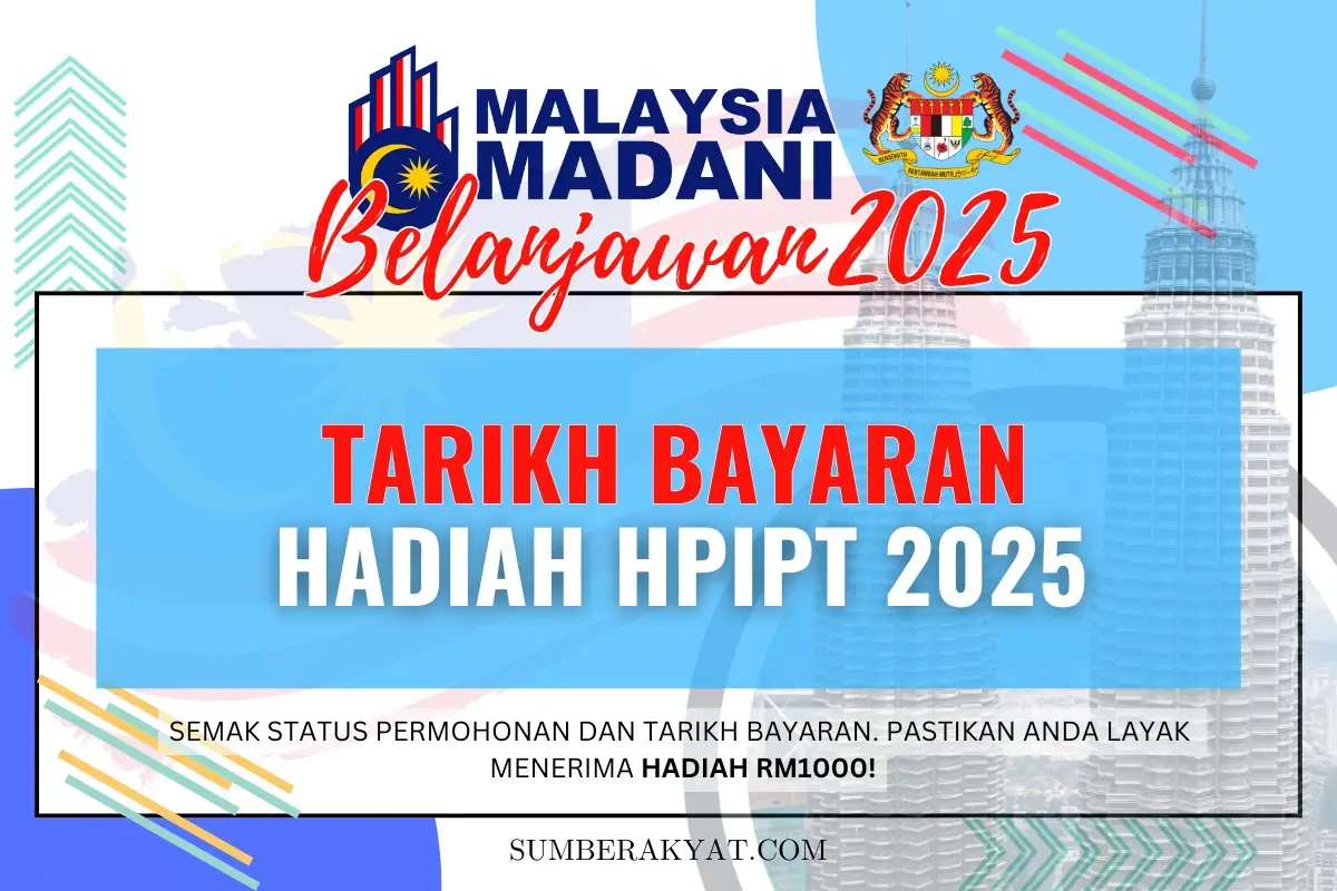 TARIKH BAYARAN HADIAH HPIPT 2025