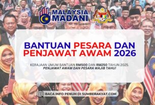 BANTUAN UNTUK PESARA & PENJAWAT AWAM 2026