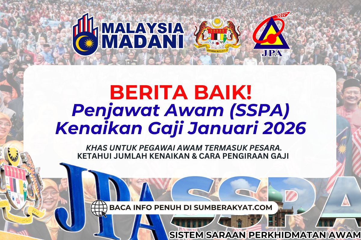 BERITA BAIK! Penjawat Awam (SSPA)