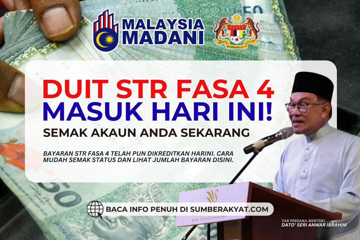 DUIT STR FASA 4 MASUK HARI INI