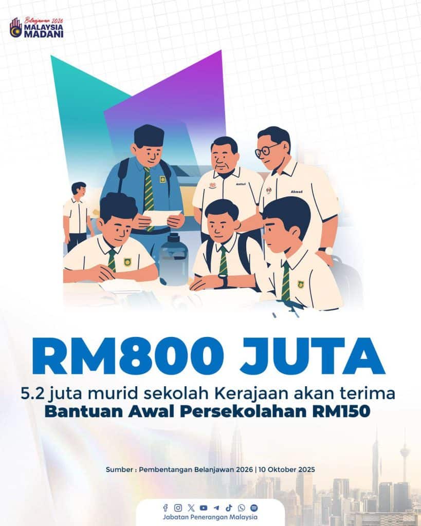 RM150 UNTUK SETIAP PELAJAR!