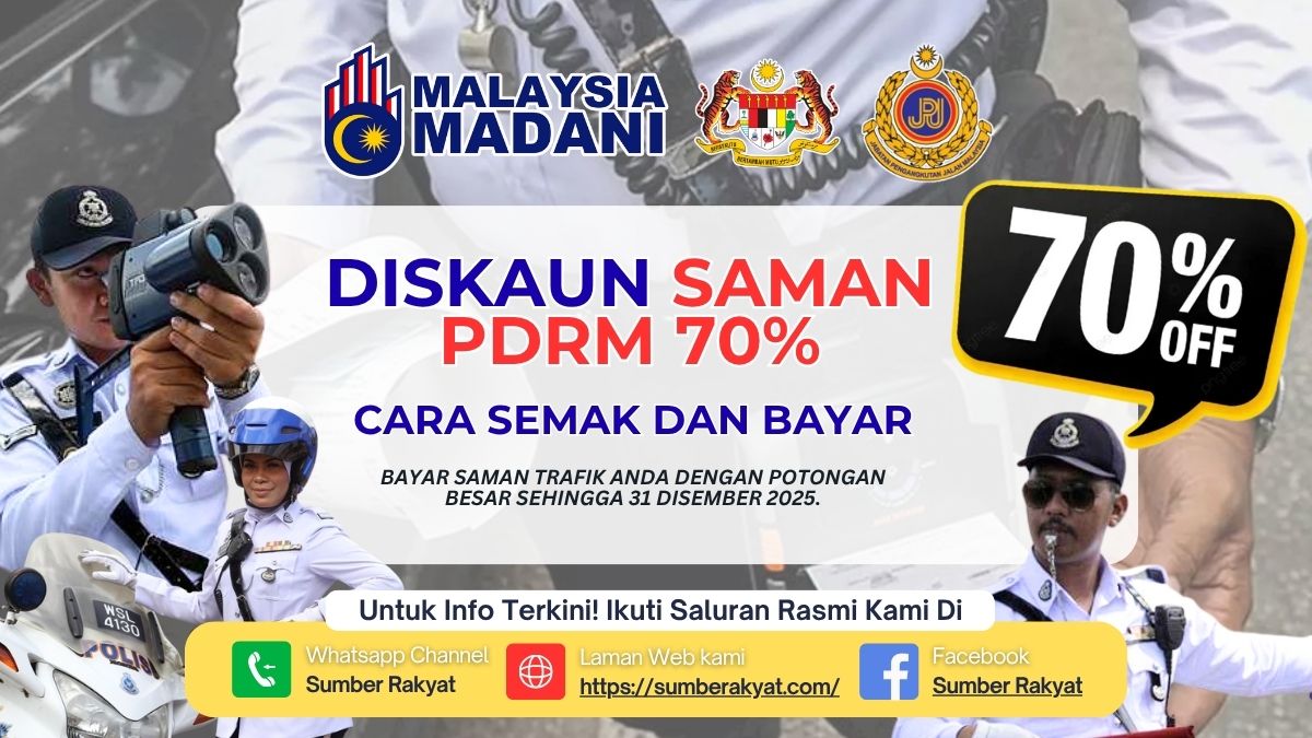 DISKAUN SAMAN PDRM 70%