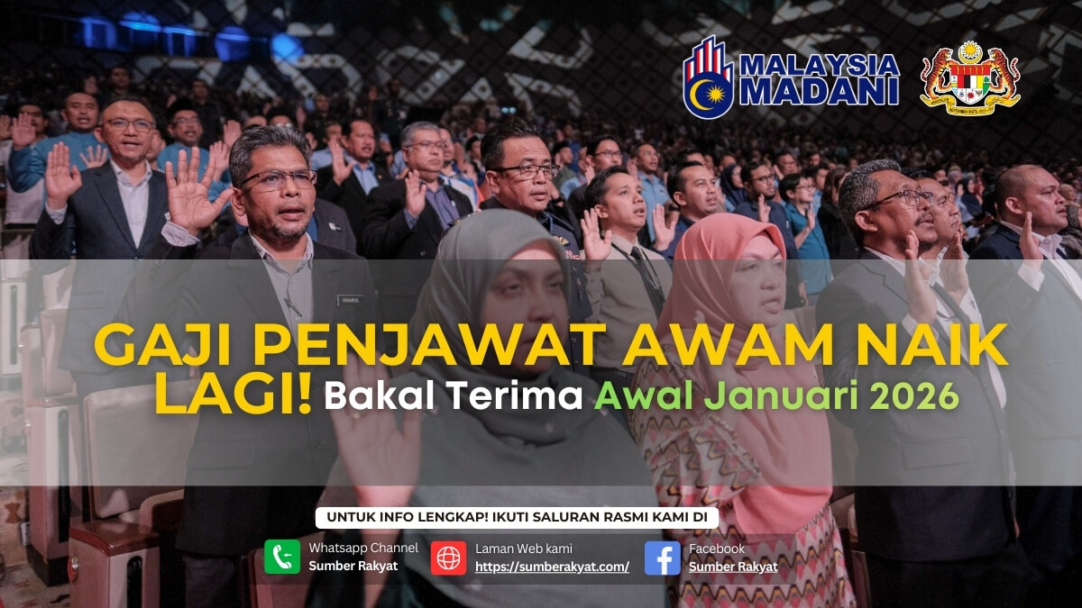 Gaji Penjawat Awam Naik Lagi!
