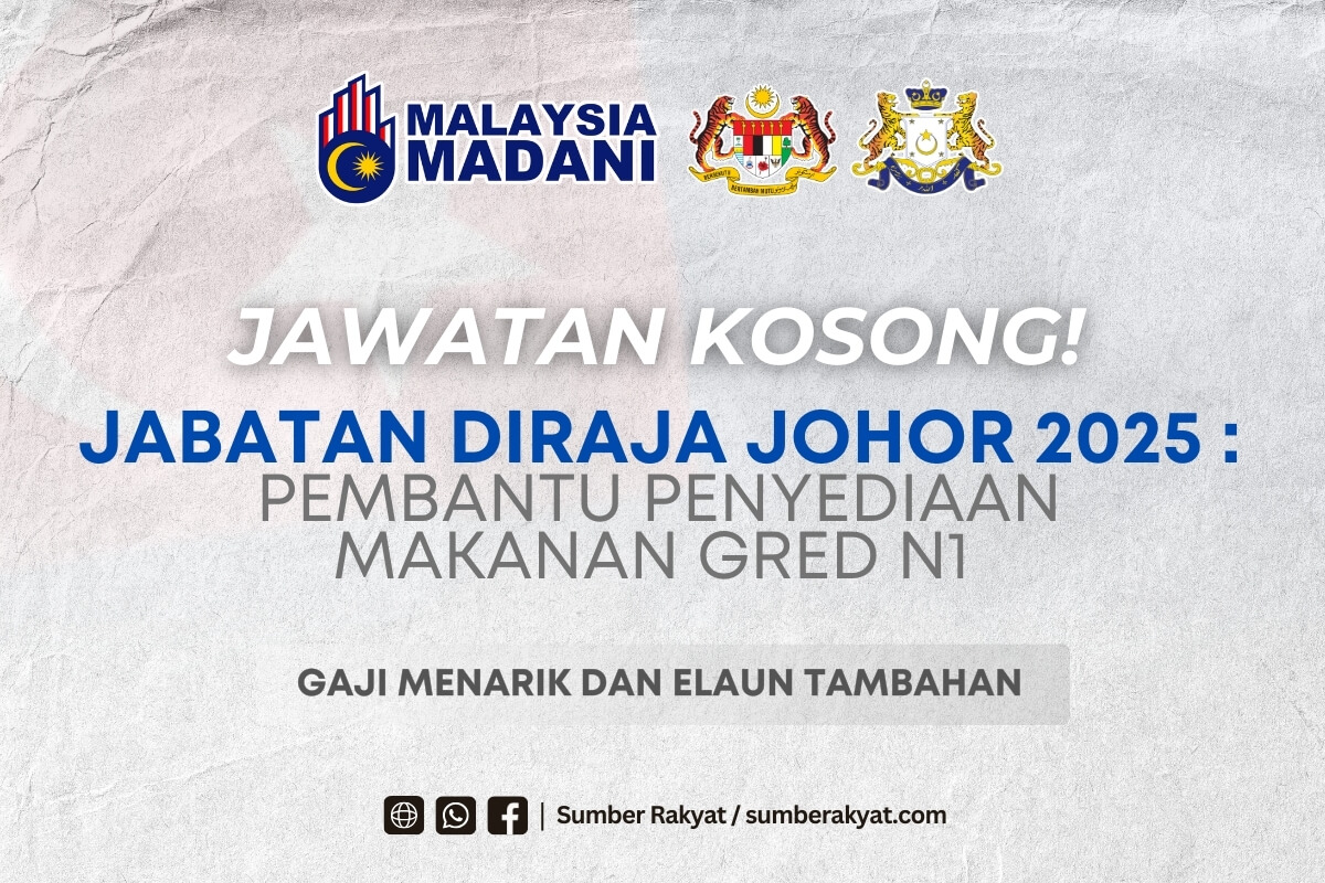 jawatan kosong! jabatan diraja johor