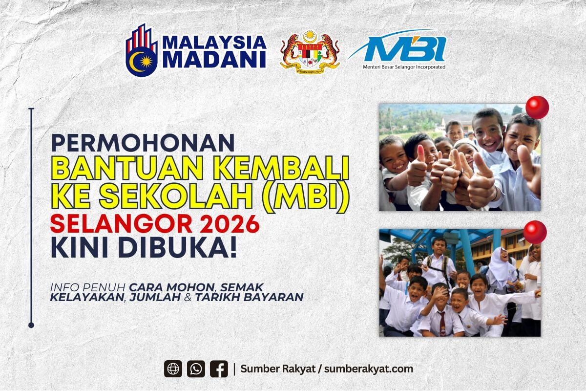 BANTUAN KEMBALI KE SEKOLAH (MBI) SELANGOR 2026