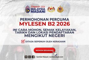 PERMOHONAN PERCUMA MYLESEN B2 2026 MENGIKUT NEGERI