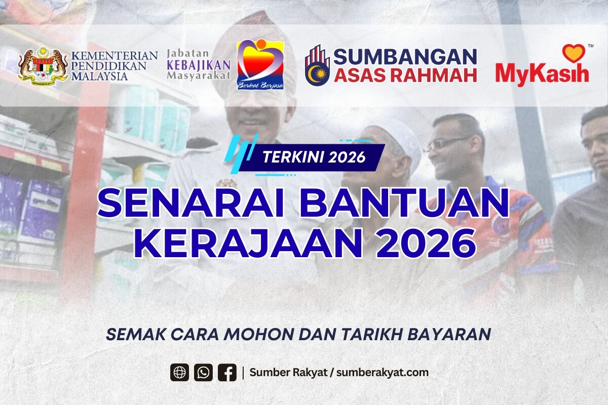 SENARAI BANTUAN KERAJAAN 2026