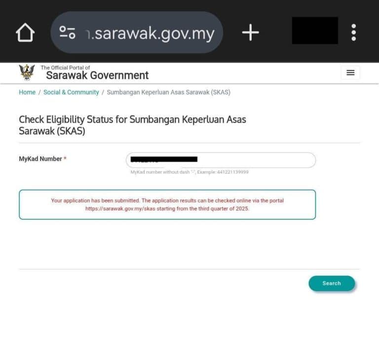 skas 2026 sarawak